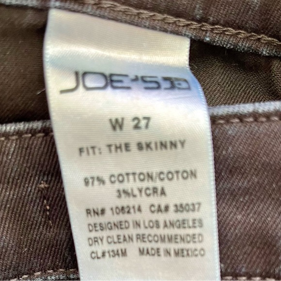Joe’s Jeans The Skinny Size 27 Blue - Picture 5 of 5